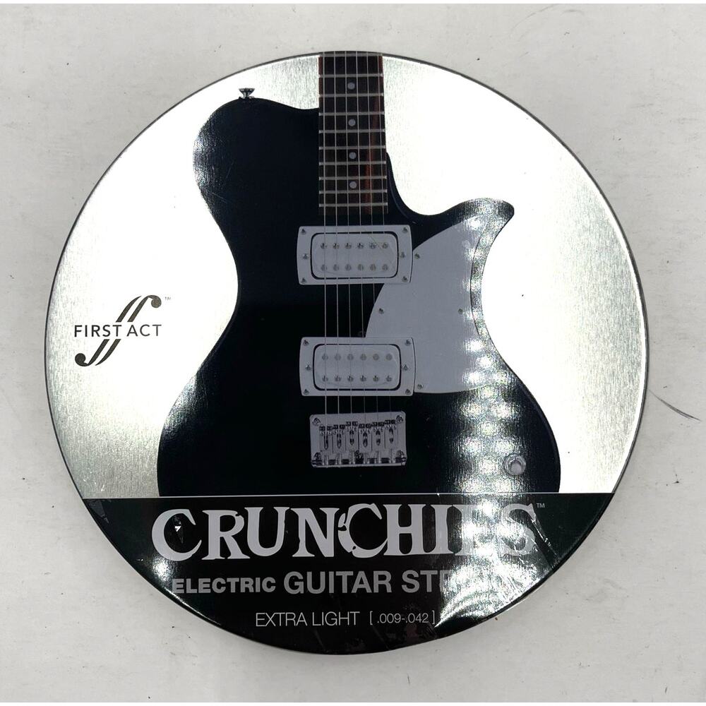 Crunchies Electric Guitar Strings Extra Light (.009-.042 ) with Pick NEW